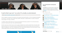 Desktop Screenshot of chimprefuge.com